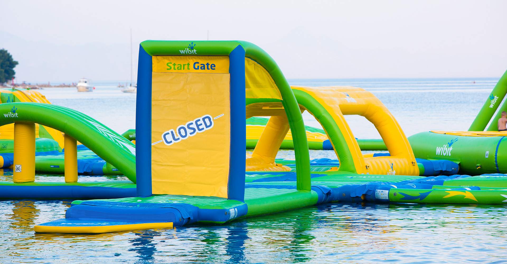 StartGate Enter the aqua park fun Wibit Sports Wibit Sports