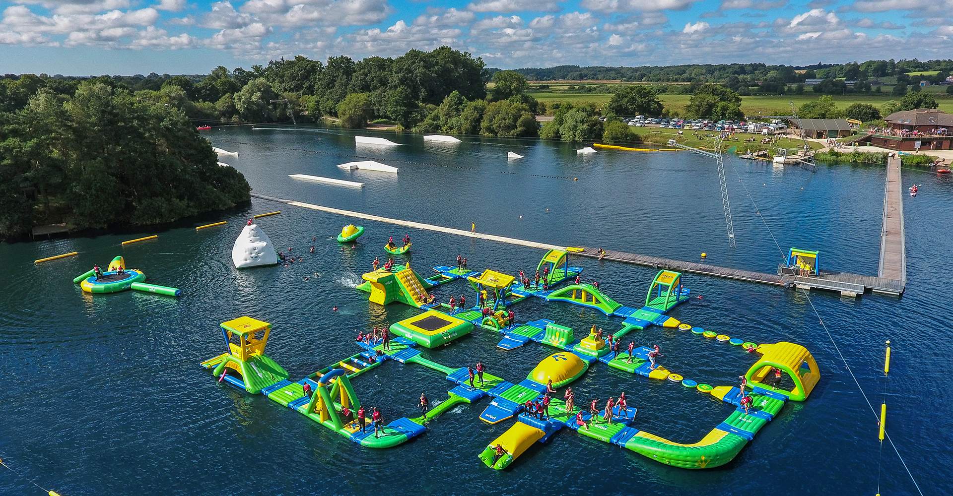 Wibit loves Cable Parks New Forest Water Park Wibit Sports Wibit Sports